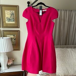 Halston Hot Pink Dress